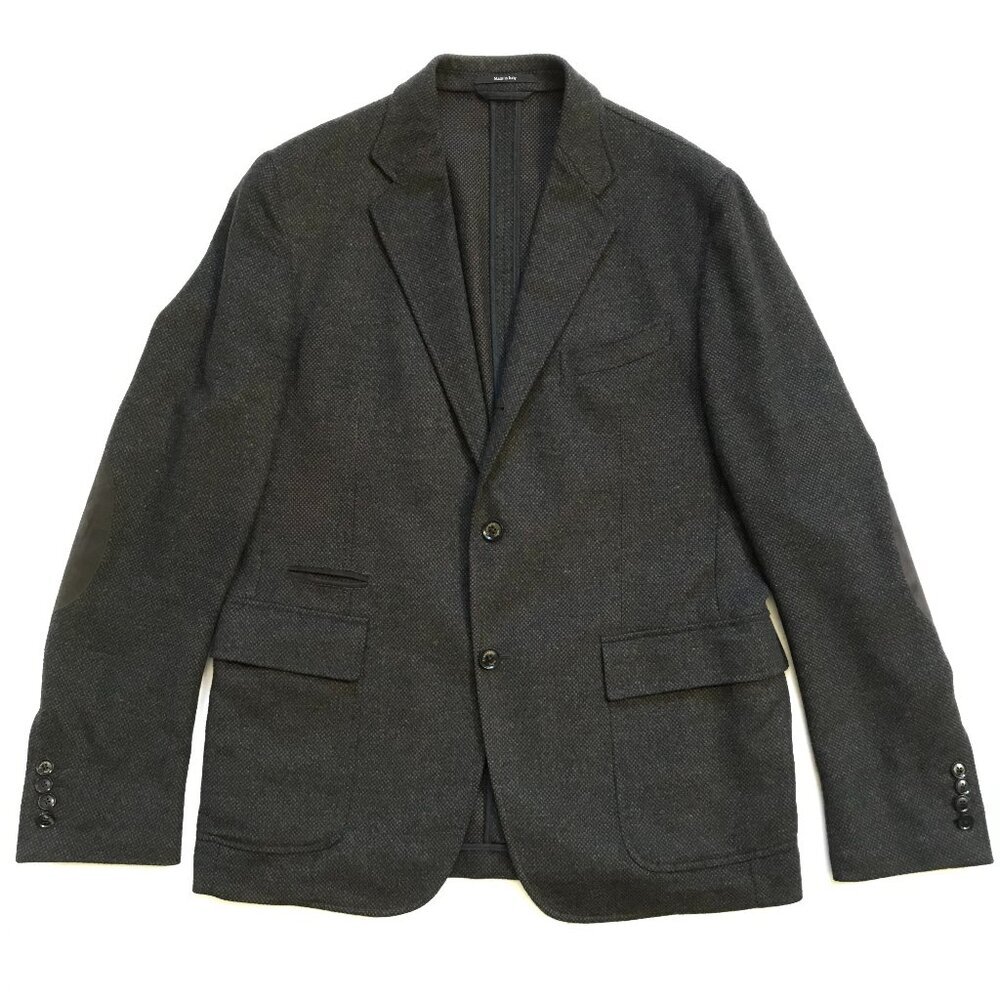 Ermenegildo Zegna Sport Coat Jacket Mens 54 44 Brown Wool Three Button Pockets